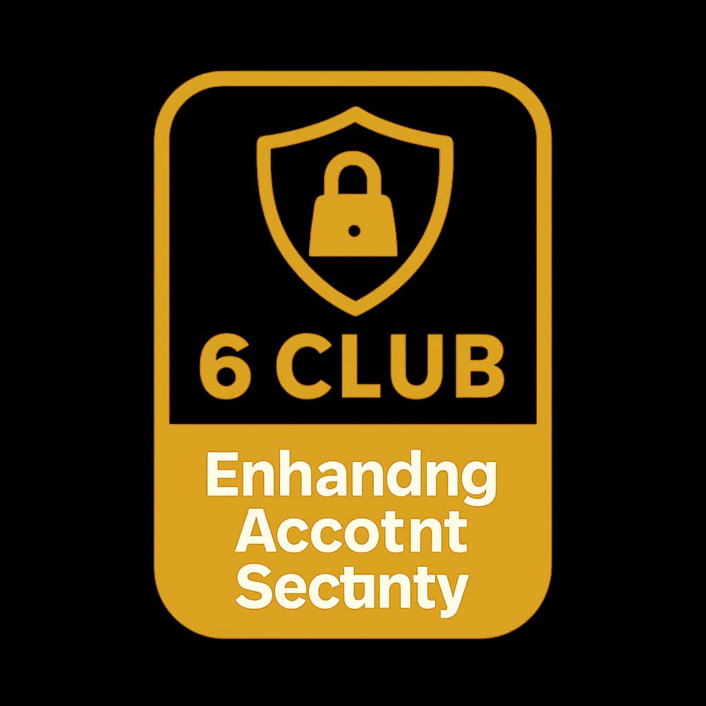 An icon representing secure account practices for 6 Club.